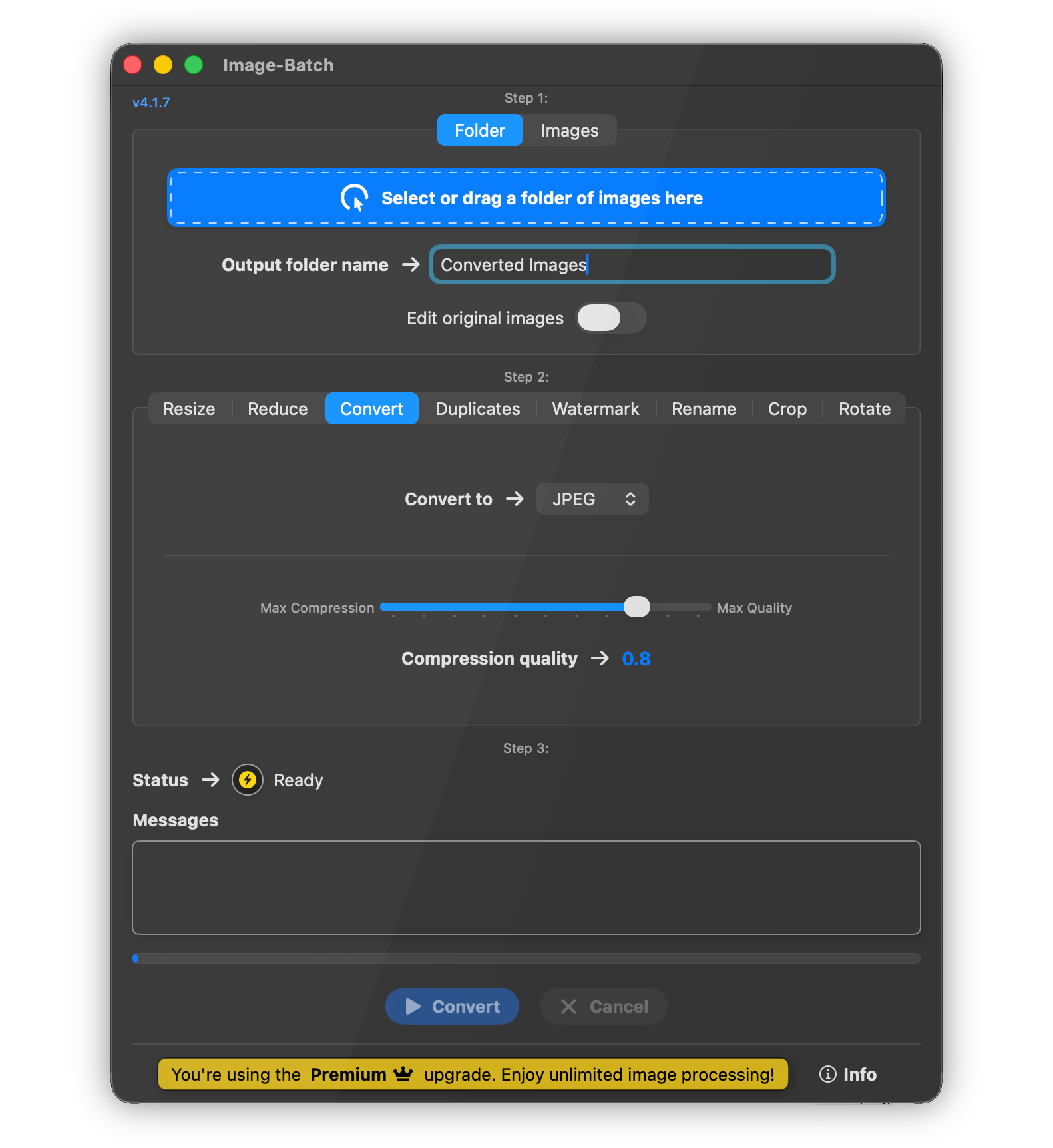 Image-Batch Convert Feature