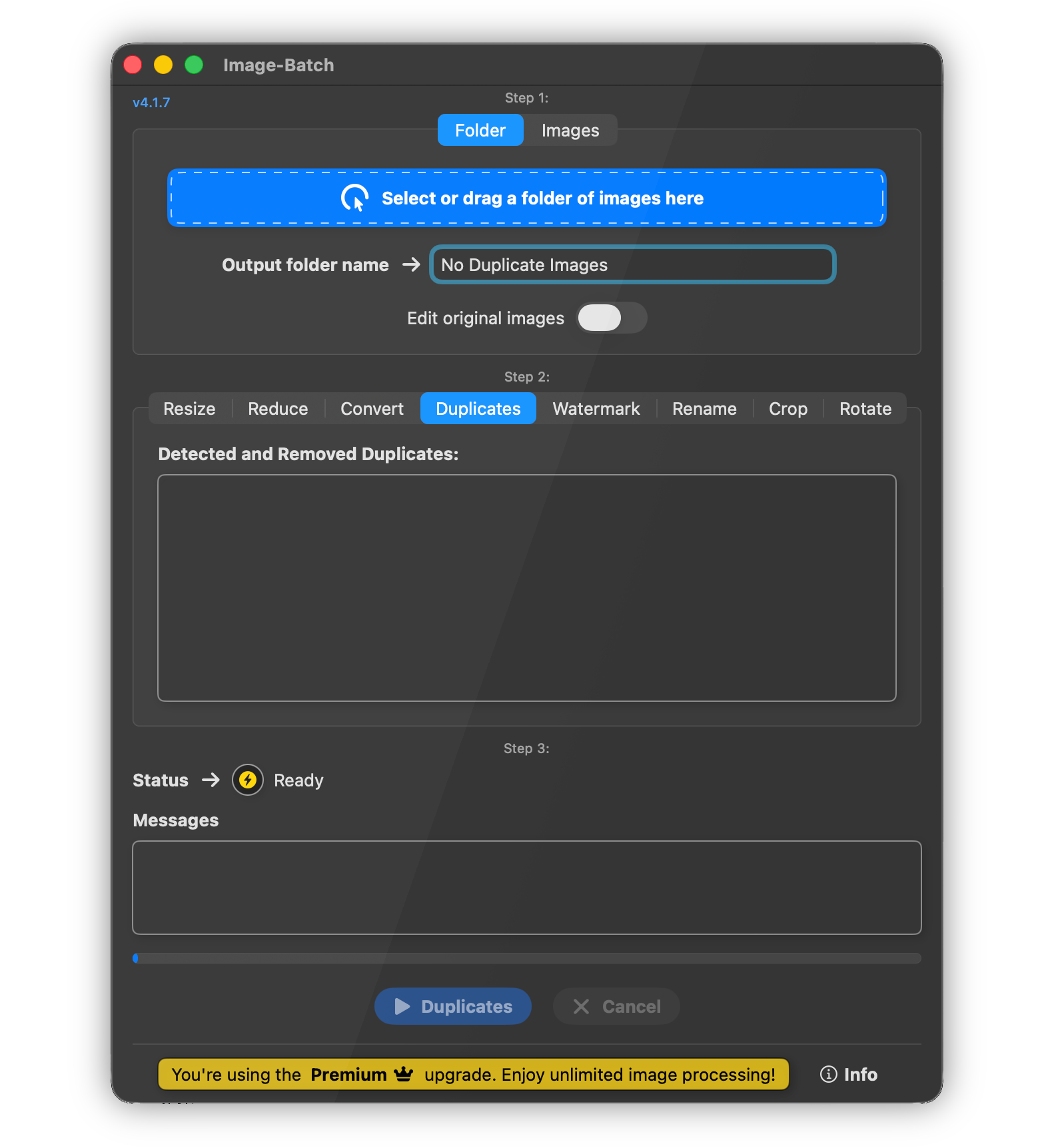 Image-Batch Find Duplicates Feature