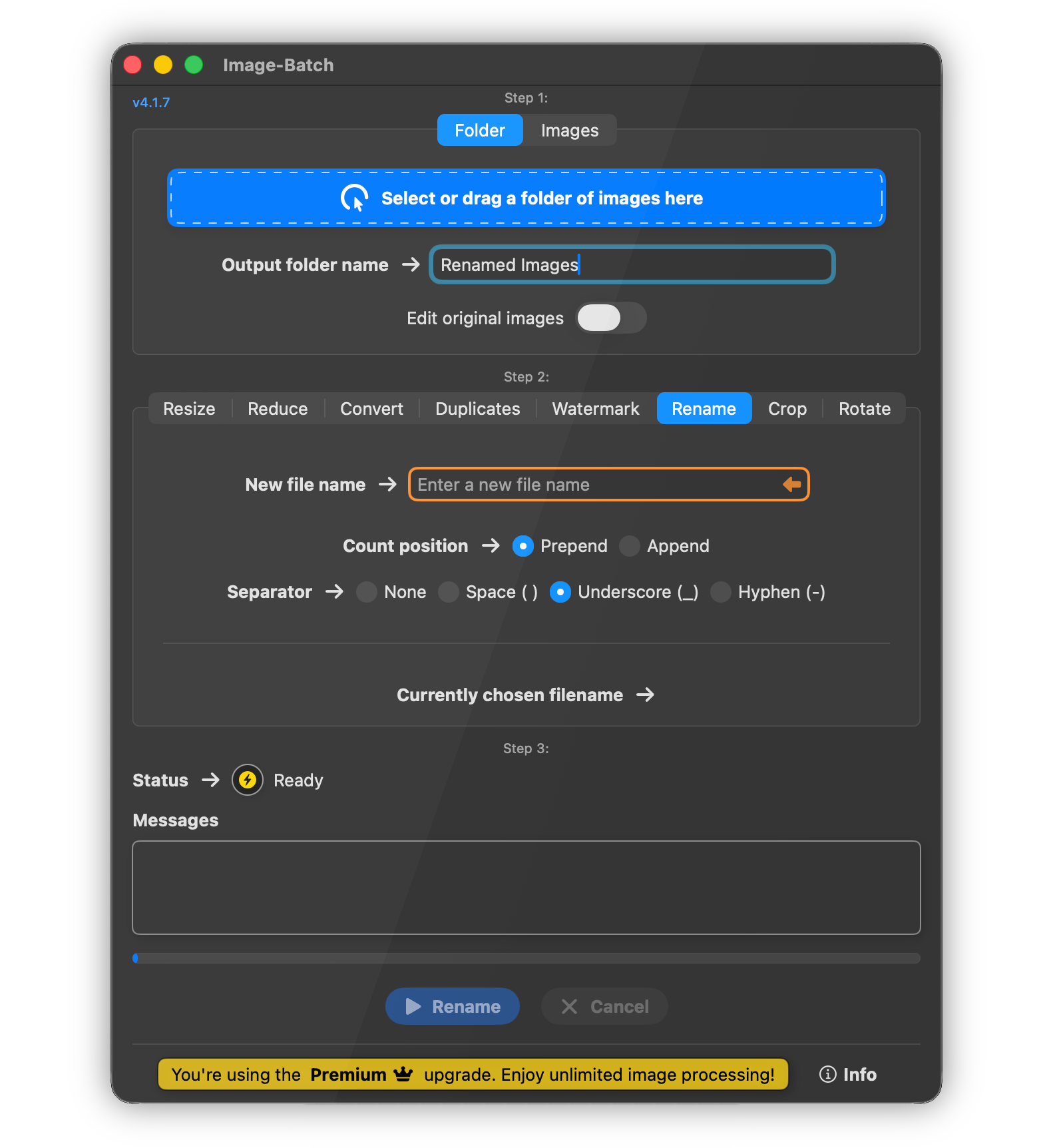 Image-Batch Rename Feature