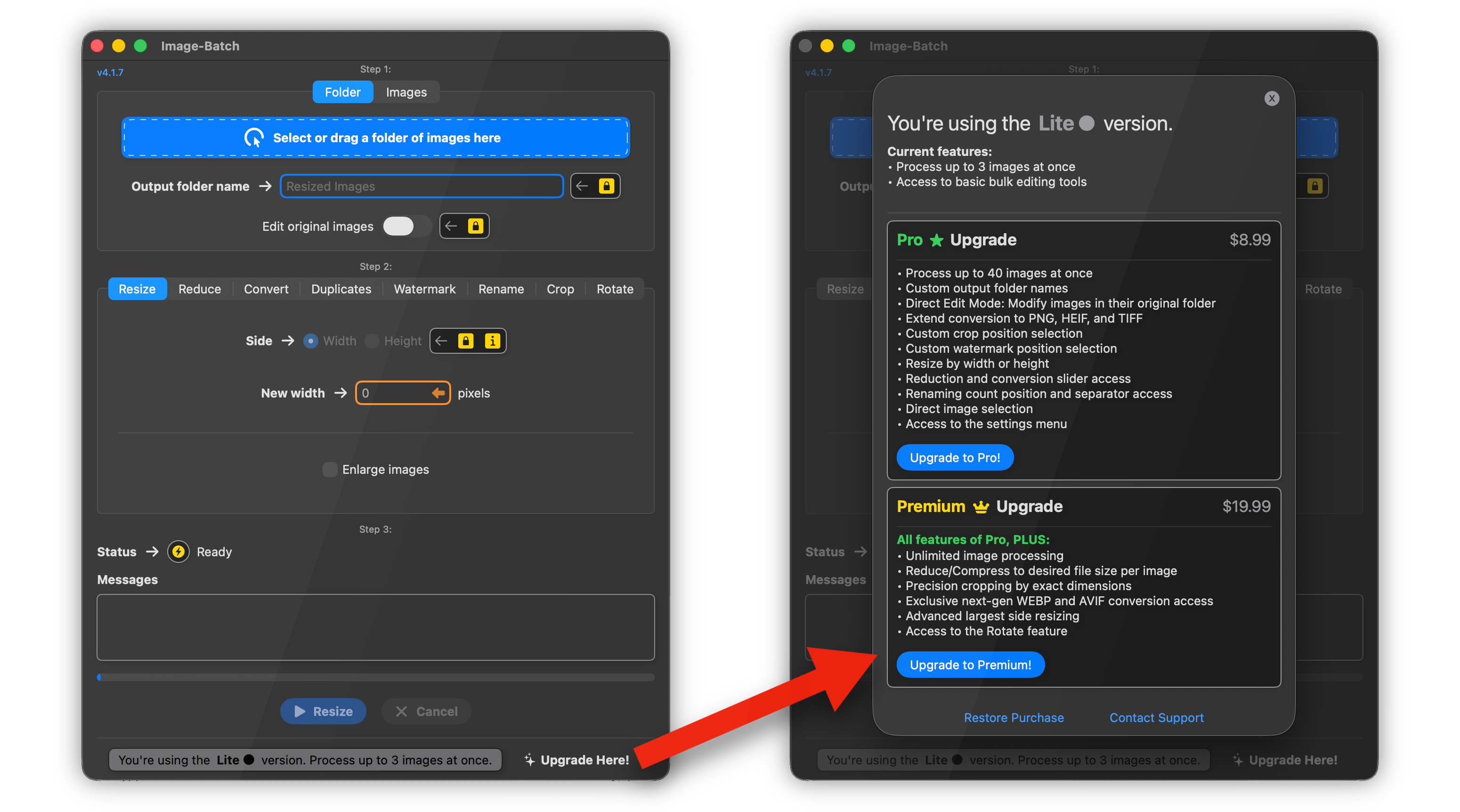 Image-Batch How to Upgrade